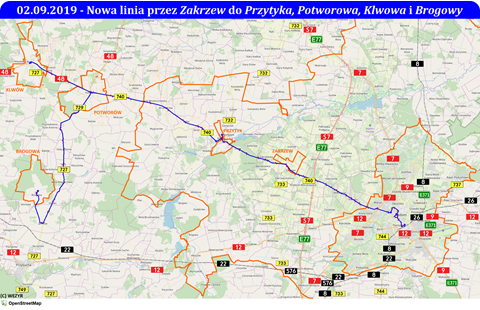 Nowa linia do Przytyka i nie tylko