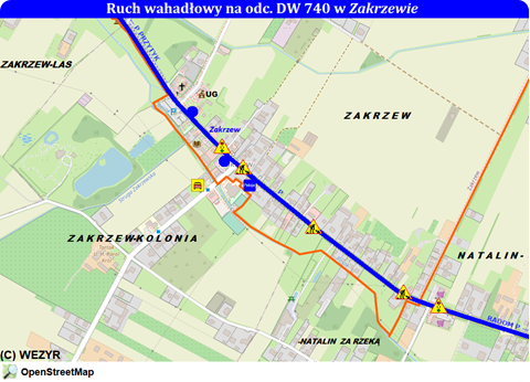 Ruch wahadłowy w Zakrzewie