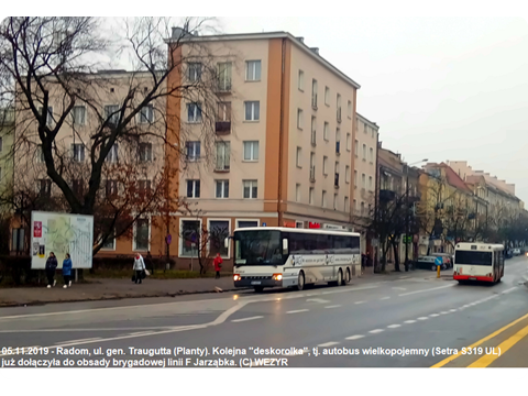 Kolejna Setra S319 UL na linii F Jarząbka