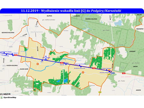 Nowy kurs wariantowy do Karszówki/Podgóry