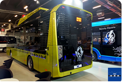 BMC Neocity 9m CNG, widok z tyłu, lewy bok