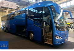 Irizar i6s, widok z przodu, prawy bok