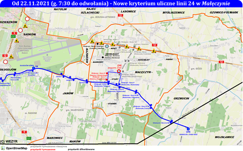 Nowe kryterium uliczne w Małęczynie