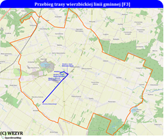 Przebieg trasy linii [F3]